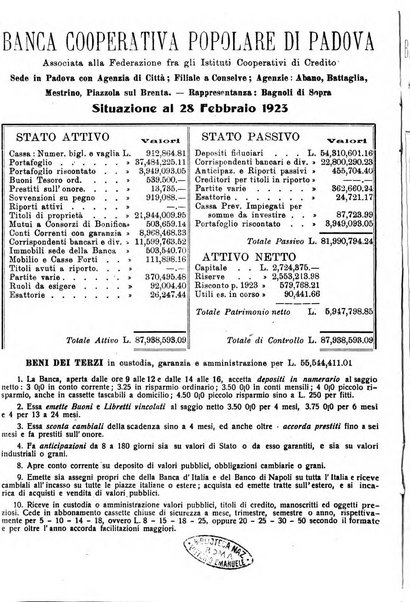 Rivista dei ragionieri organo ufficiale per l'Accademia dei ragionieri in Padova