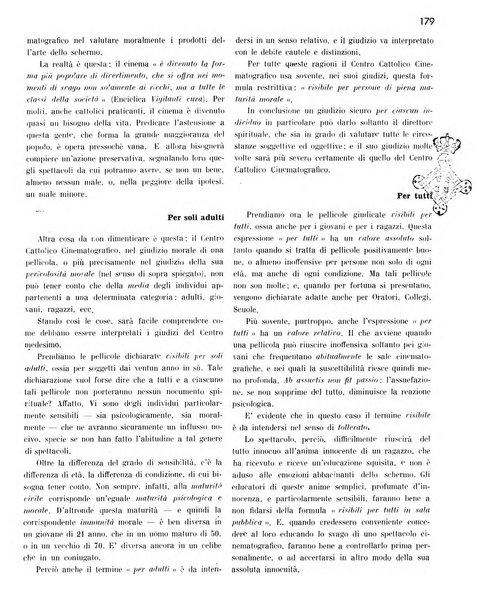 Rivista del cinematografo mensile del Centro Cattolico Cinematografico