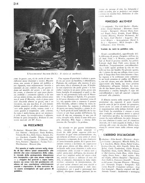 Rivista del cinematografo mensile del Centro Cattolico Cinematografico