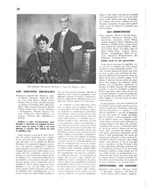 Rivista del cinematografo mensile del Centro Cattolico Cinematografico