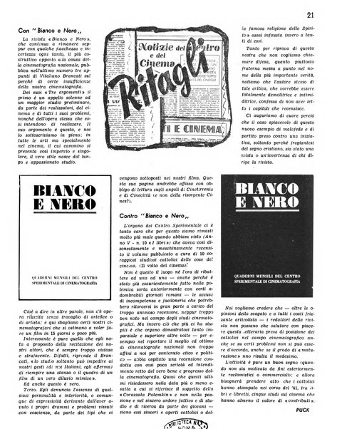 Rivista del cinematografo mensile del Centro Cattolico Cinematografico