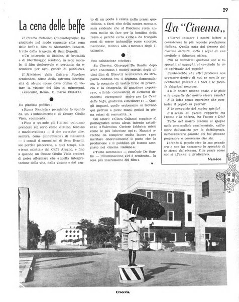 Rivista del cinematografo mensile del Centro Cattolico Cinematografico