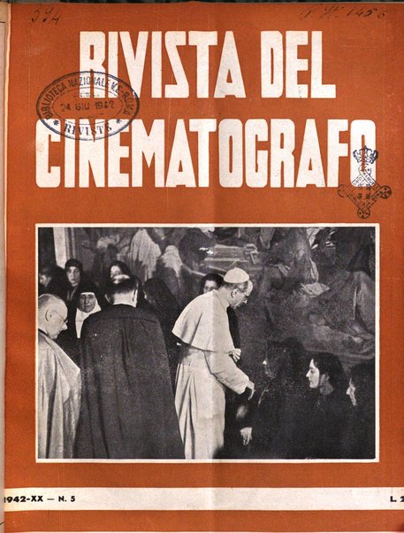 Rivista del cinematografo mensile del Centro Cattolico Cinematografico