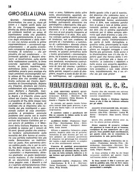 Rivista del cinematografo mensile del Centro Cattolico Cinematografico