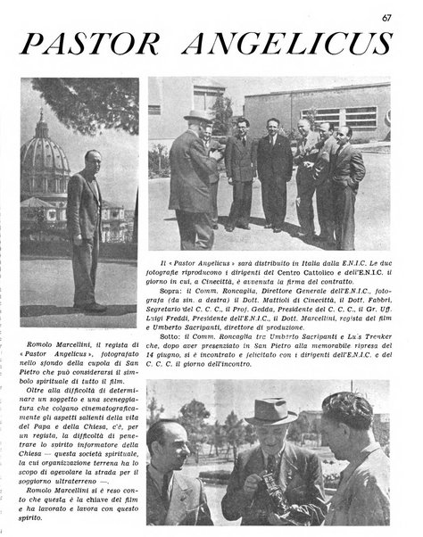 Rivista del cinematografo mensile del Centro Cattolico Cinematografico