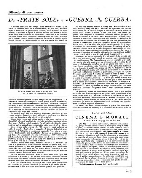 Rivista del cinematografo mensile del Centro Cattolico Cinematografico