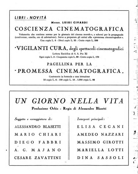 Rivista del cinematografo mensile del Centro Cattolico Cinematografico