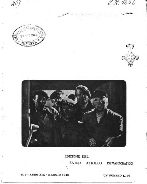 Rivista del cinematografo mensile del Centro Cattolico Cinematografico