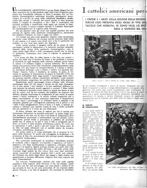 Rivista del cinematografo mensile del Centro Cattolico Cinematografico