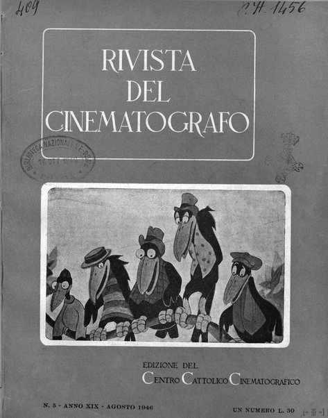 Rivista del cinematografo mensile del Centro Cattolico Cinematografico