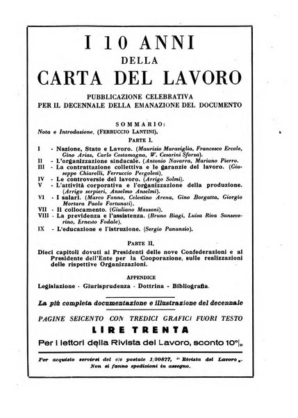 Rivista del lavoro