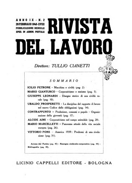 Rivista del lavoro