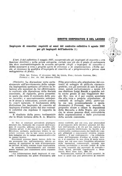 Rivista del lavoro