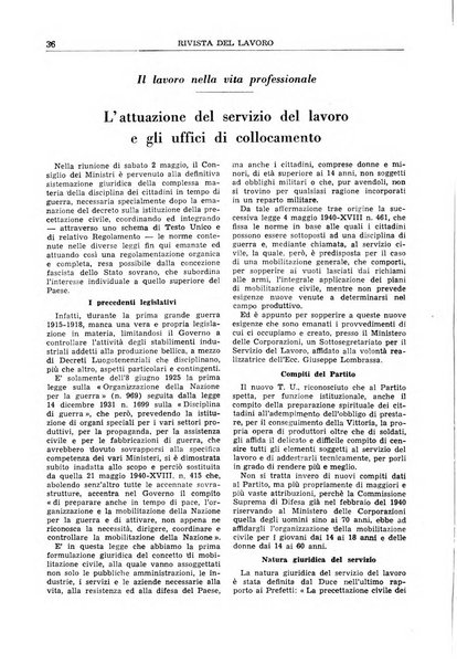 Rivista del lavoro