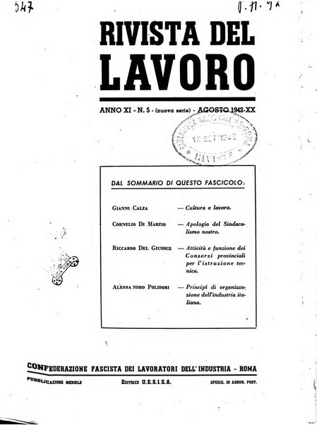 Rivista del lavoro