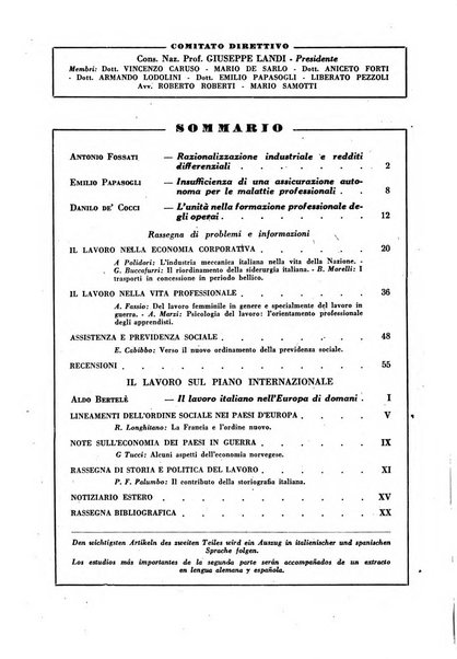 Rivista del lavoro