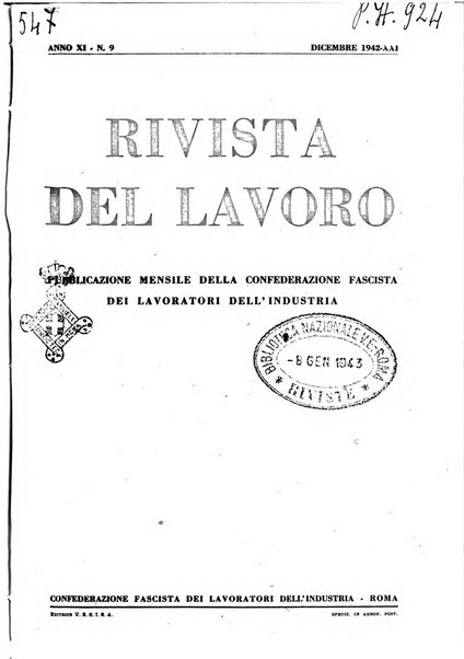 Rivista del lavoro