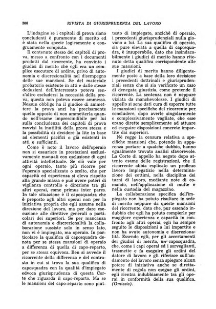 Rivista del lavoro