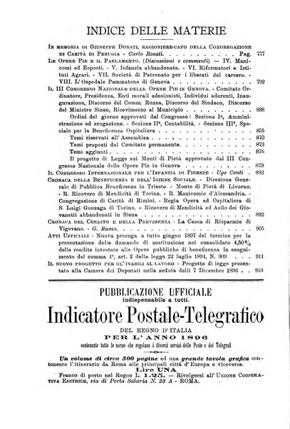 Rivista della beneficenza pubblica delle istituzioni di previdenza e d'igiene sociale