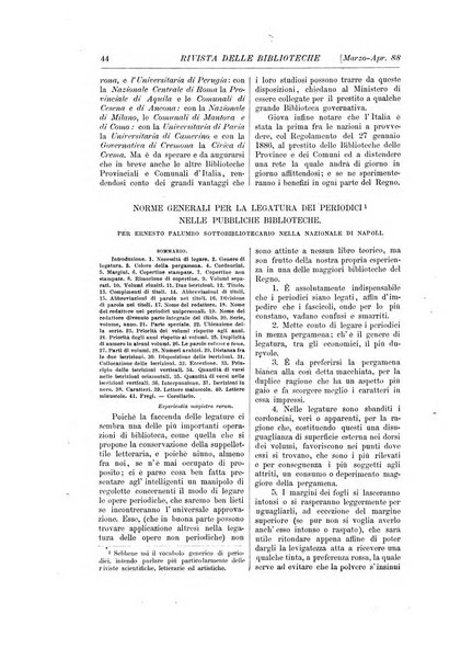 Rivista delle biblioteche periodico di biblioteconomia e di bibliografia