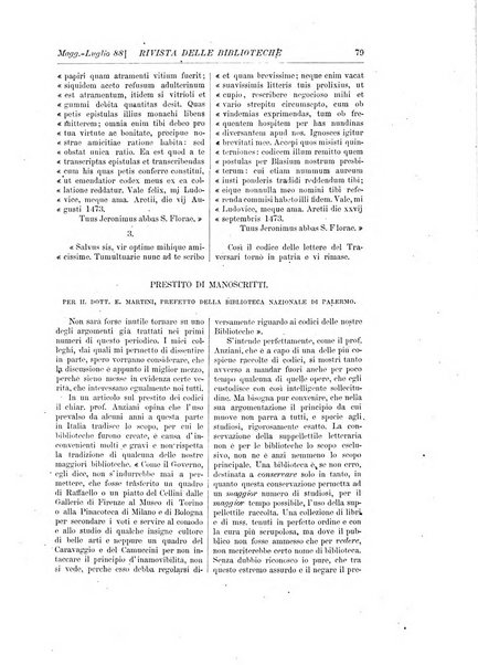 Rivista delle biblioteche periodico di biblioteconomia e di bibliografia