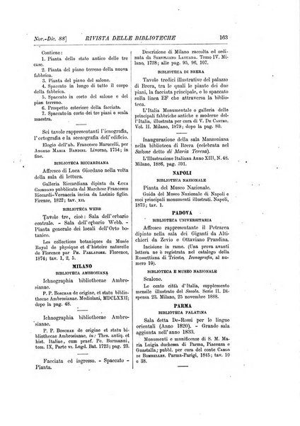 Rivista delle biblioteche periodico di biblioteconomia e di bibliografia