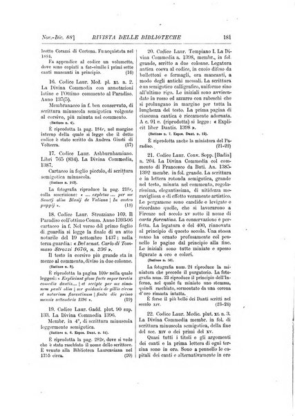 Rivista delle biblioteche periodico di biblioteconomia e di bibliografia