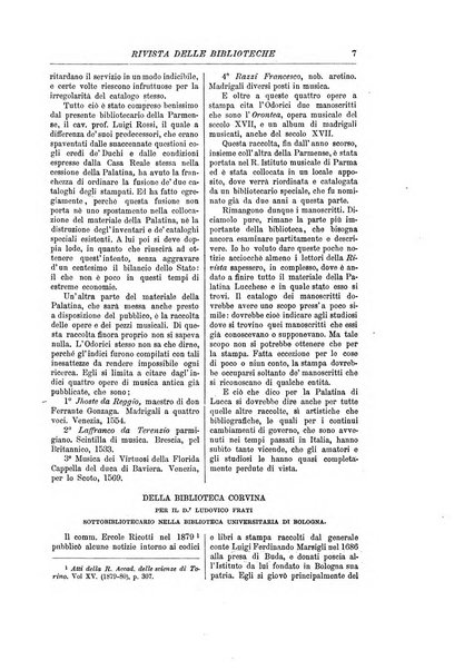 Rivista delle biblioteche periodico di biblioteconomia e di bibliografia