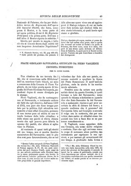 Rivista delle biblioteche periodico di biblioteconomia e di bibliografia