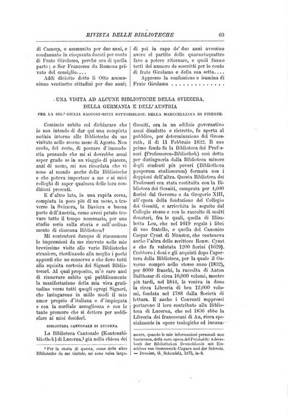 Rivista delle biblioteche periodico di biblioteconomia e di bibliografia