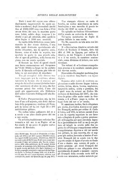 Rivista delle biblioteche periodico di biblioteconomia e di bibliografia