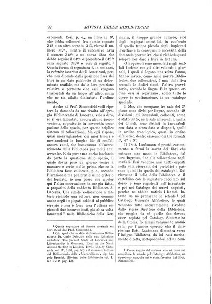 Rivista delle biblioteche periodico di biblioteconomia e di bibliografia