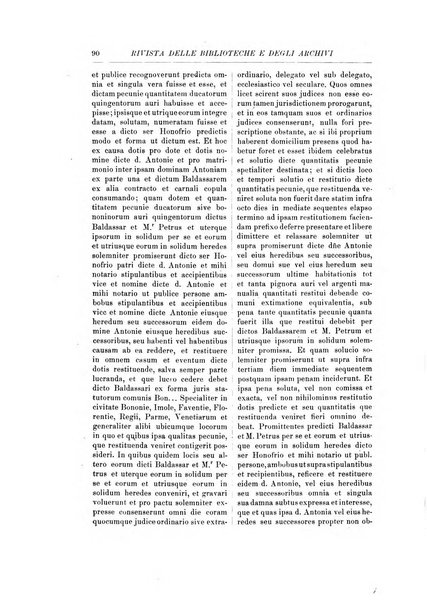 Rivista delle biblioteche e degli archivi periodico di biblioteconomia e di bibliografia di paleografia e di archivistica