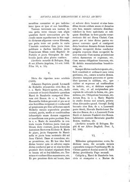 Rivista delle biblioteche e degli archivi periodico di biblioteconomia e di bibliografia di paleografia e di archivistica