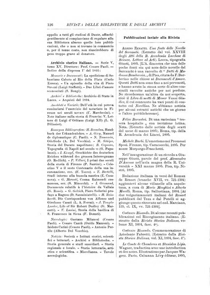 Rivista delle biblioteche e degli archivi periodico di biblioteconomia e di bibliografia di paleografia e di archivistica