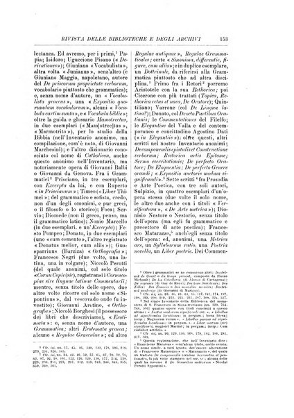 Rivista delle biblioteche e degli archivi periodico di biblioteconomia e di bibliografia di paleografia e di archivistica