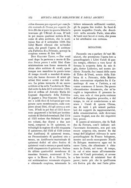 Rivista delle biblioteche e degli archivi periodico di biblioteconomia e di bibliografia di paleografia e di archivistica