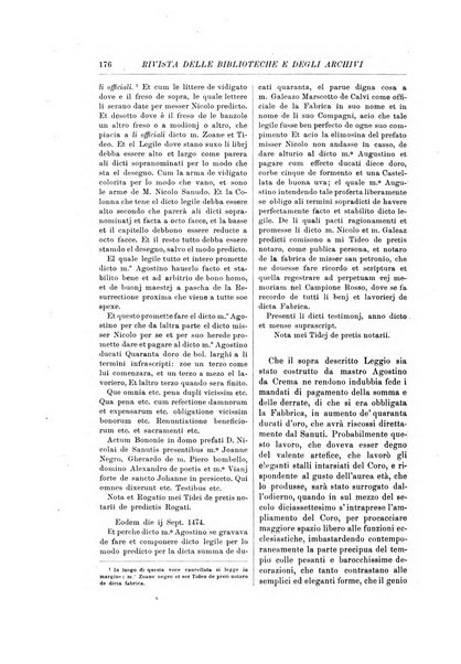 Rivista delle biblioteche e degli archivi periodico di biblioteconomia e di bibliografia di paleografia e di archivistica