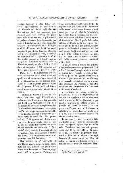 Rivista delle biblioteche e degli archivi periodico di biblioteconomia e di bibliografia di paleografia e di archivistica