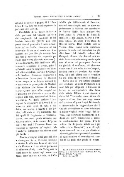 Rivista delle biblioteche e degli archivi periodico di biblioteconomia e di bibliografia di paleografia e di archivistica