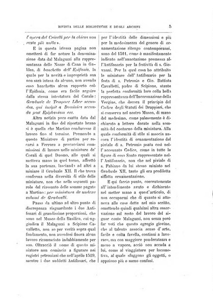 Rivista delle biblioteche e degli archivi periodico di biblioteconomia e di bibliografia di paleografia e di archivistica