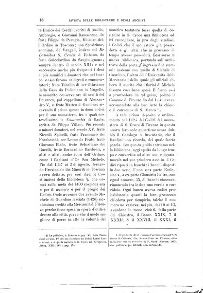 Rivista delle biblioteche e degli archivi periodico di biblioteconomia e di bibliografia di paleografia e di archivistica