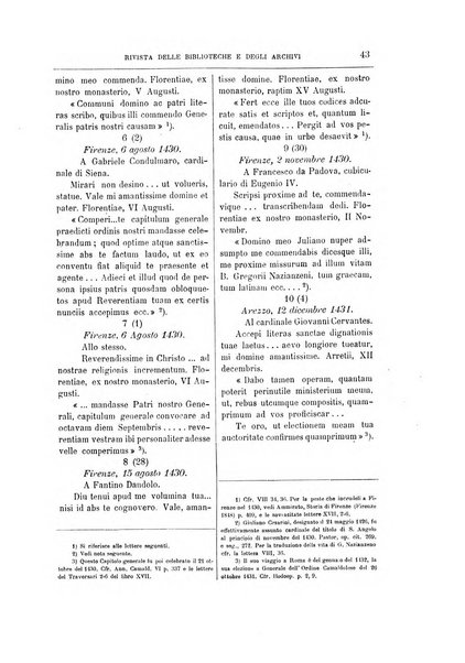 Rivista delle biblioteche e degli archivi periodico di biblioteconomia e di bibliografia di paleografia e di archivistica