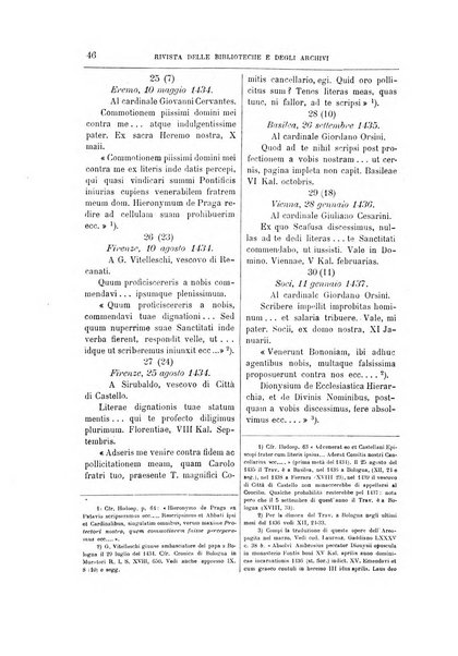 Rivista delle biblioteche e degli archivi periodico di biblioteconomia e di bibliografia di paleografia e di archivistica