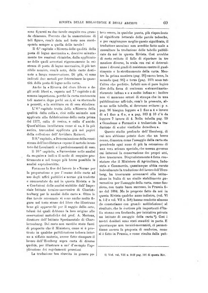 Rivista delle biblioteche e degli archivi periodico di biblioteconomia e di bibliografia di paleografia e di archivistica