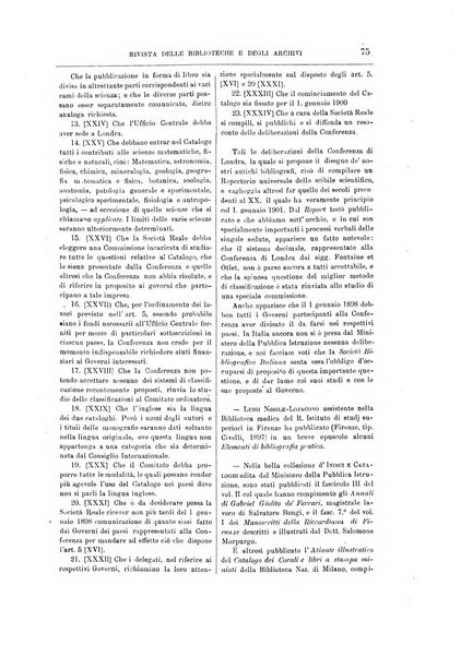 Rivista delle biblioteche e degli archivi periodico di biblioteconomia e di bibliografia di paleografia e di archivistica