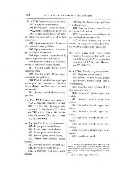 Rivista delle biblioteche e degli archivi periodico di biblioteconomia e di bibliografia di paleografia e di archivistica