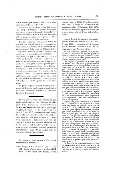 Rivista delle biblioteche e degli archivi periodico di biblioteconomia e di bibliografia di paleografia e di archivistica