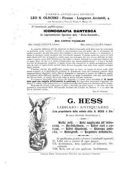 Rivista delle biblioteche e degli archivi periodico di biblioteconomia e di bibliografia di paleografia e di archivistica