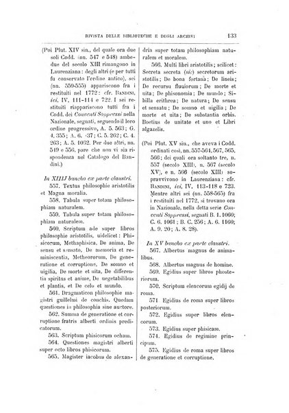 Rivista delle biblioteche e degli archivi periodico di biblioteconomia e di bibliografia di paleografia e di archivistica